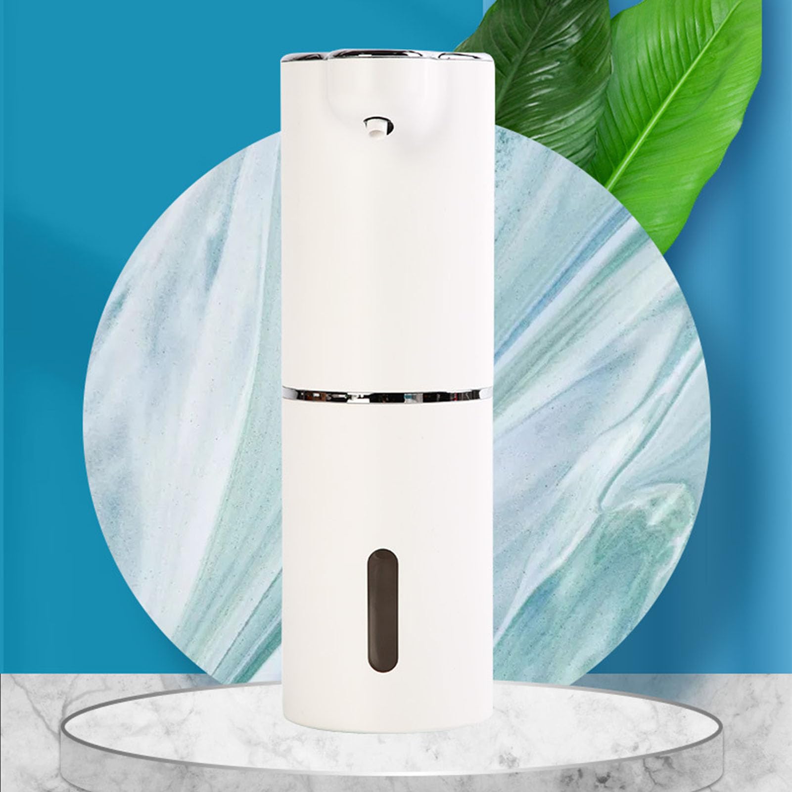 Dispensador de jabón automático, sin Contacto, portátil, Recargable, con Sensor, dispensador de jabón espumoso, Sensor automático Inteligente para Cocina, baño, ABS, 300 ml
