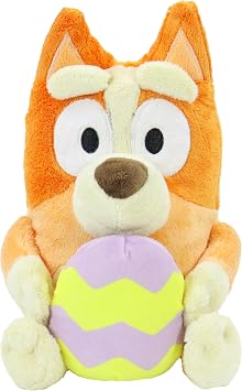 Animal Adventure | Bluey | 8.5" Bingo Plush with Easter Egg | Easter Basket Stuffed Animals for Kids | Cute & Huggable Ultra Soft Plushie Stuffers Toy Buddy | Collectable Gifts | Aged 3+
