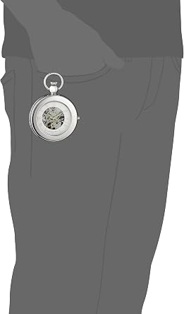 Charles Hubert 3849 Mechanical Picture Frame Pocket Watch