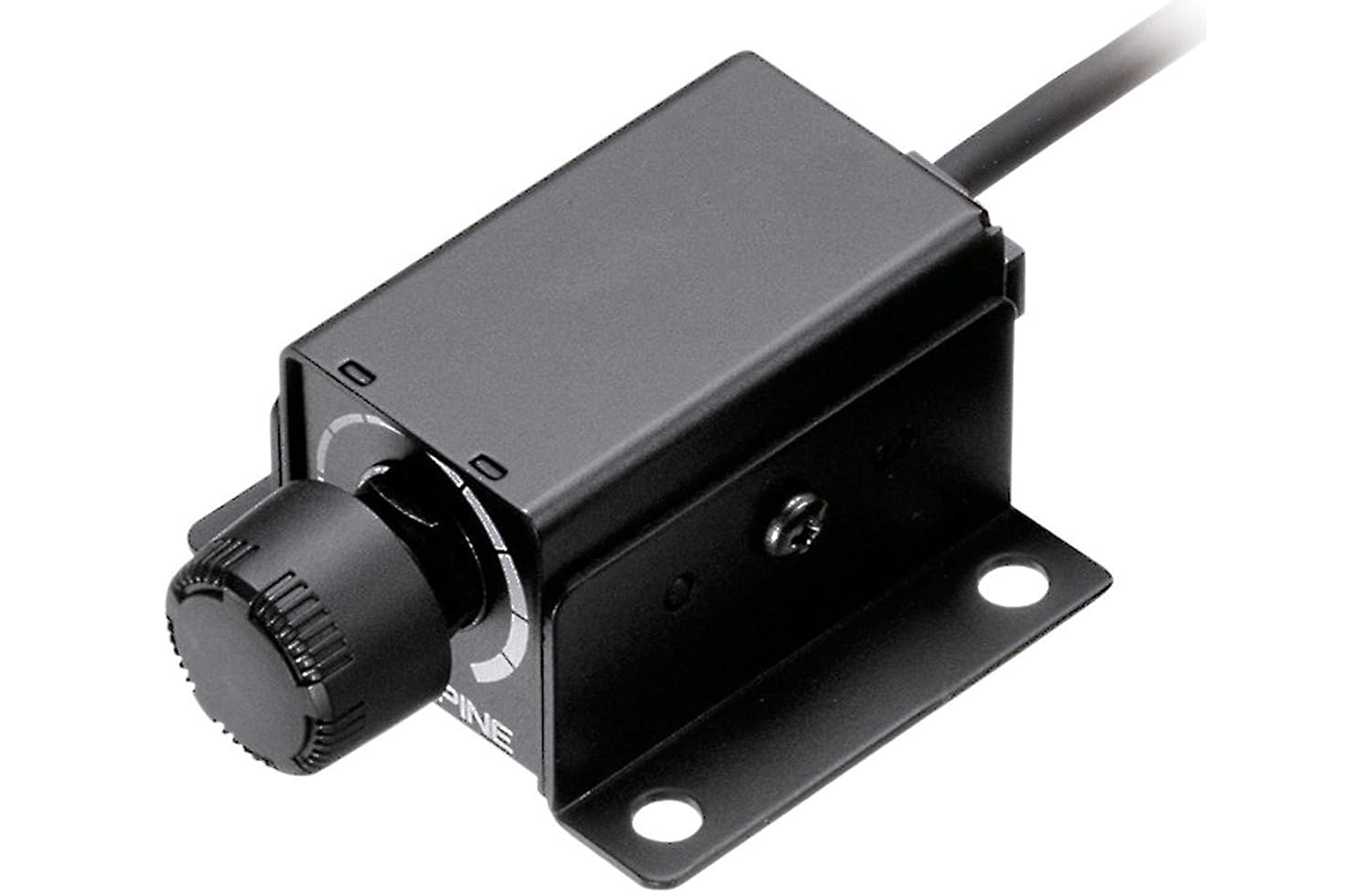 Alpine S2-A120M S-Series Class-D Mono Subwoofer Amplifier & RUX-KNOB.2 Remote Bass Knob Bundle