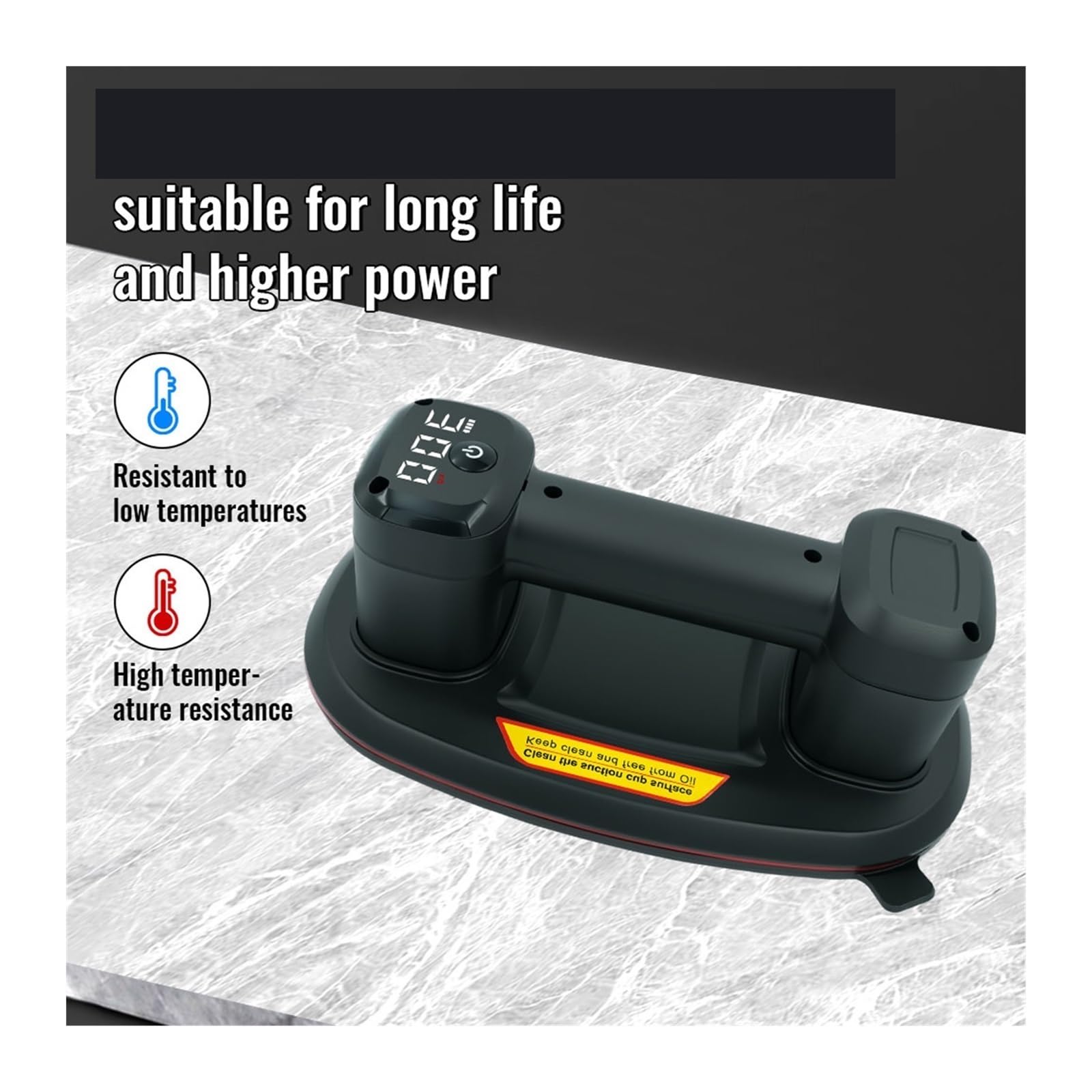 Ventosas, Adsorción Al Vacío De 300 Kg. Potente Ventosa P9 Doble Motor. Diseño Ovalado. Carga Por USB. Mueve Azulejos, Granito, Etc
