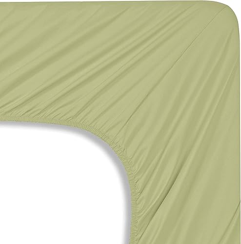 Miniatura 4 de Mocassi Juego de sábanas tamaño individual, sábanas y fundas de almohada de hotel de lujo de 1800 Premier, sábanas ultrasuaves, transpirables y