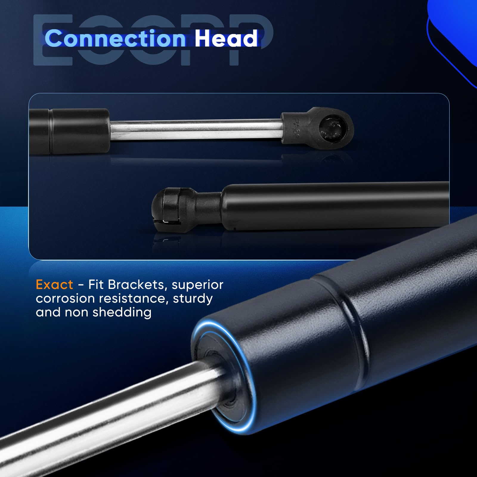 Amazon.com: ECCPP Lift Supports Rear Trunk Struts Gas Springs