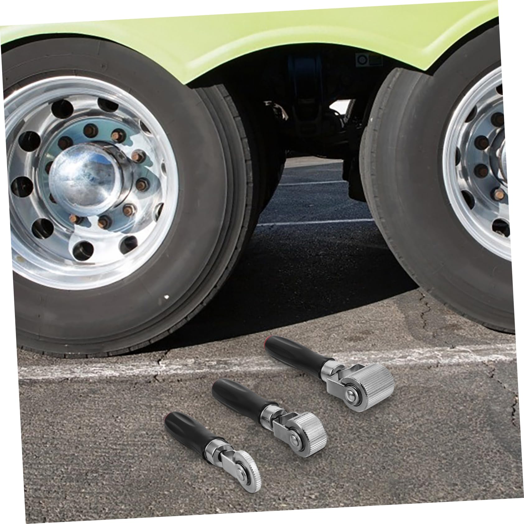 Kit Riparazione Gomme 3 Pezzi, Rulli Pressione Pneumatici Auto Moto