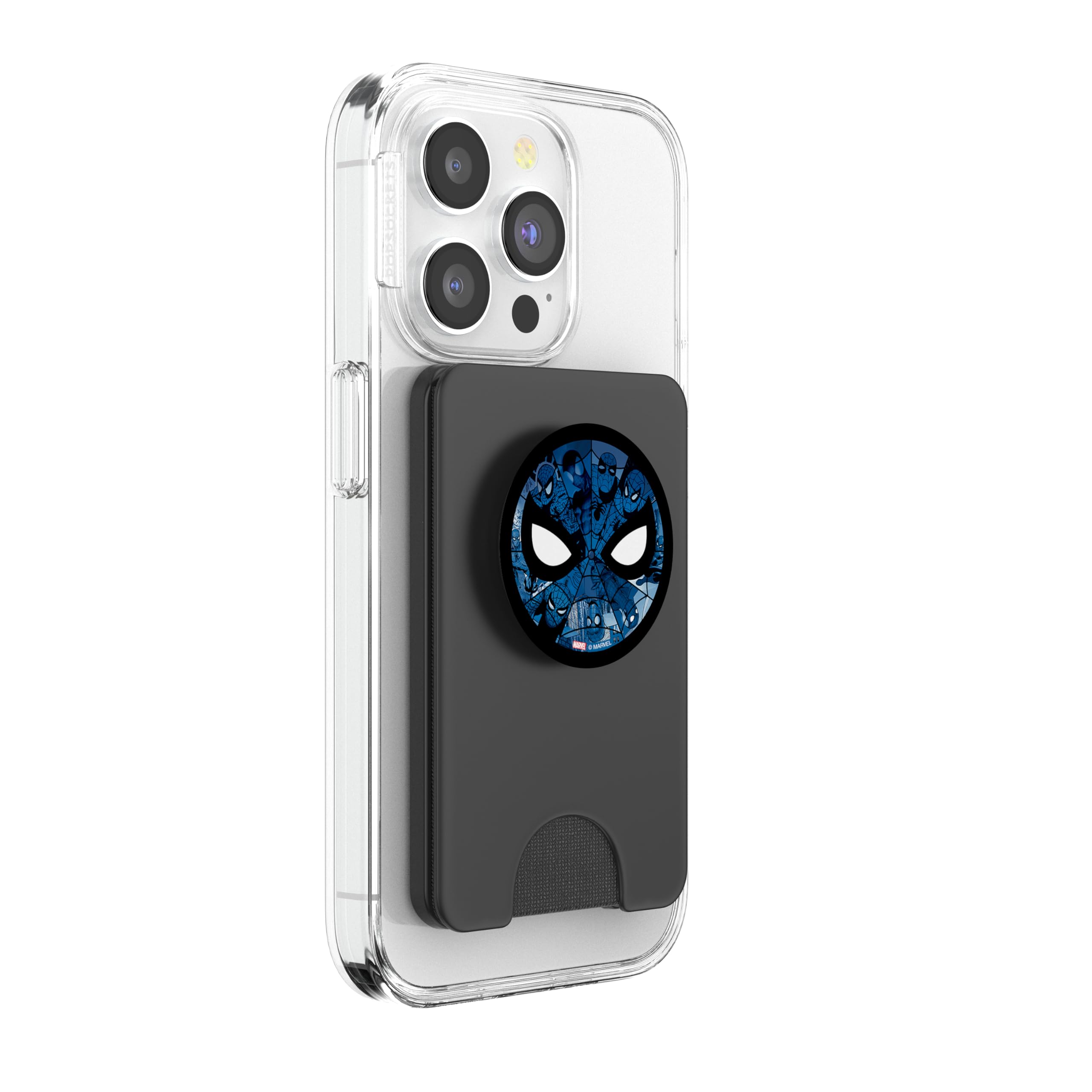 Marvel Spider-Man: Beyond Amazing 60th Anniversary Panels PopSockets PopWallet pour MagSafe