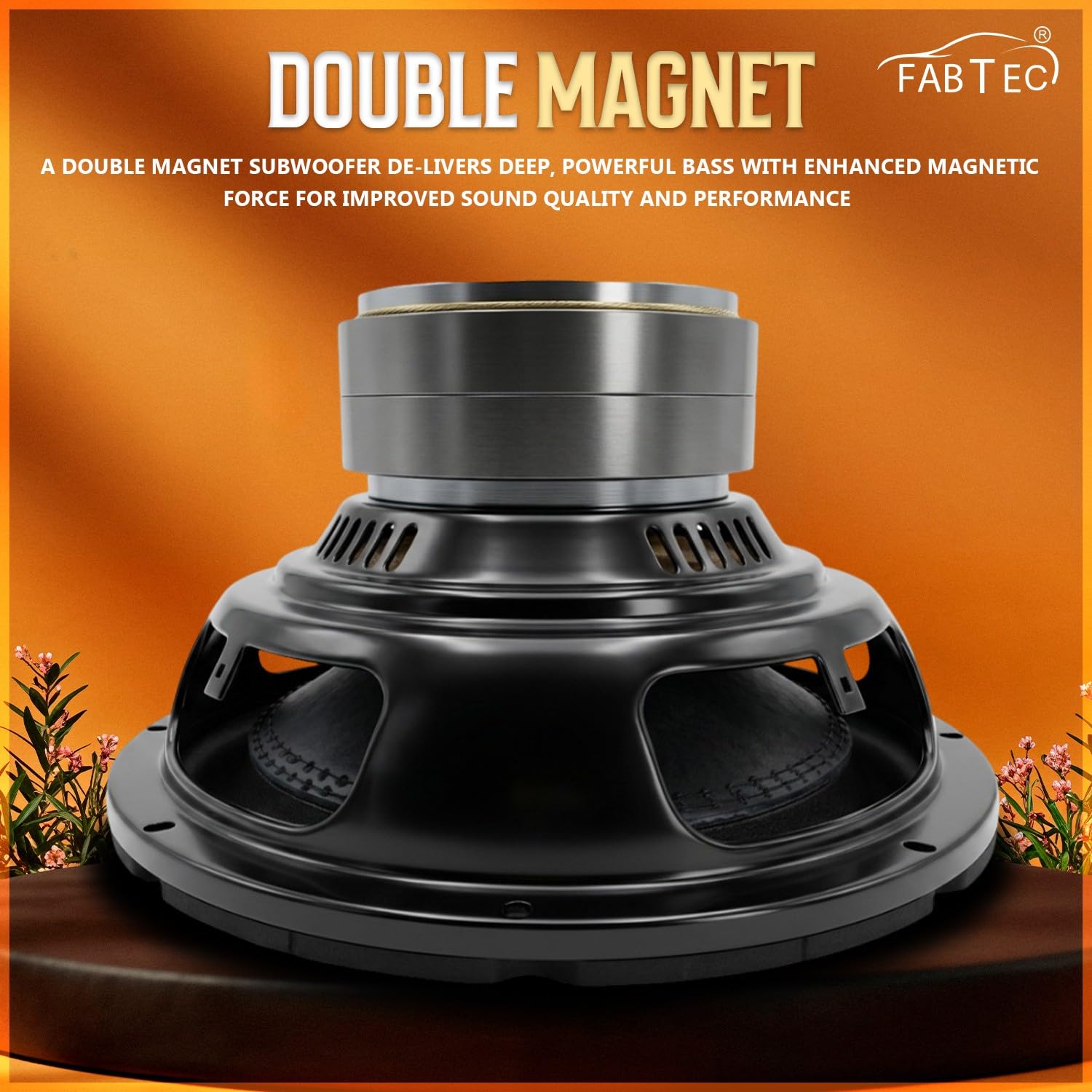 FABTEC 10 Inch Heavy Bass Subwoofer with Double Magnet – 350W RMS, 1400W Peak, 4 Ohm Speaker for Car Audio, Home Theater & DIY Sound Builds (Strong Ferrite Magnet, 90dB) — Amazon image 7