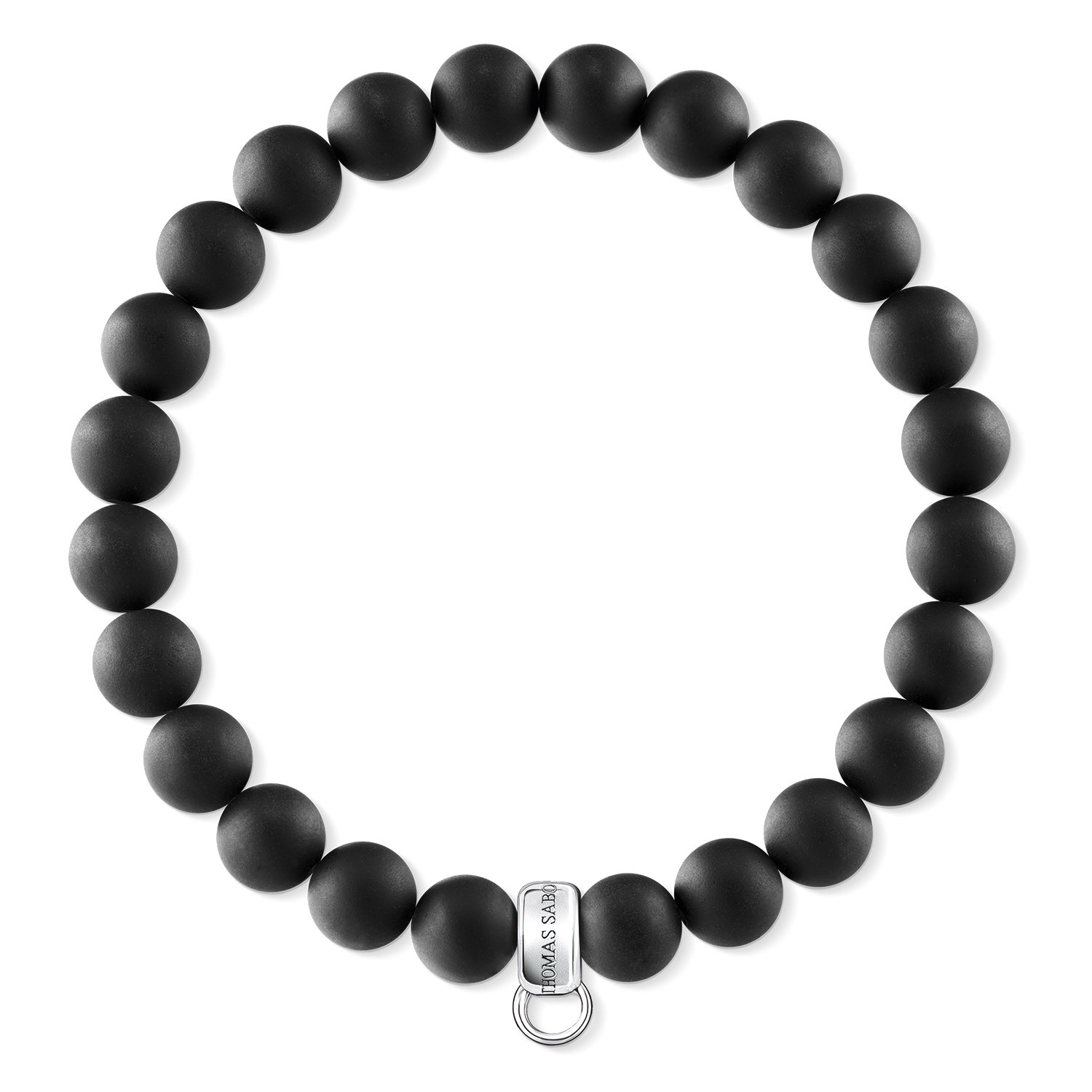 Bracciale THOMAS SABO Charm Club Ossidiana | Argento Sterling 925 | X0035-023-11