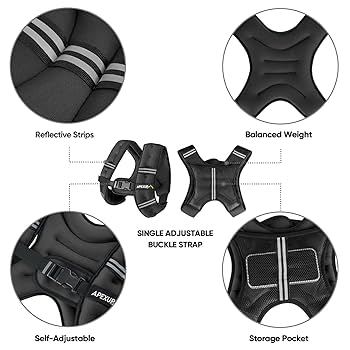 ウエイトトレーニング  10KG WEIGHTED VEST Adjustable Weighted Vest Women, 4-10 Lb/6-20 Lb Weight Vest
