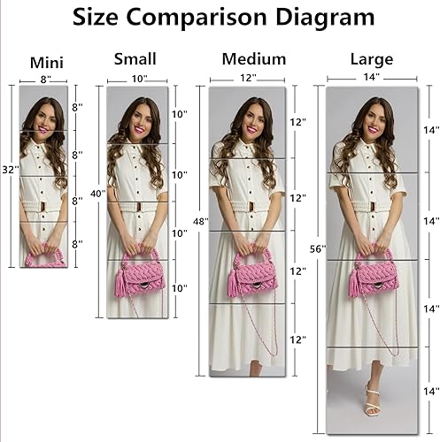 Miniatura 8 de Azulejos de espejo de pared para niños, espejo acrílico irrompible seguro para bebé, plexiglás de plástico en la caravana, calcomanías de pared de