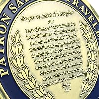 Vista 5 de Medallón de coleccionista Santo Patrón de los Viajeros Medallón de San Cristóbal