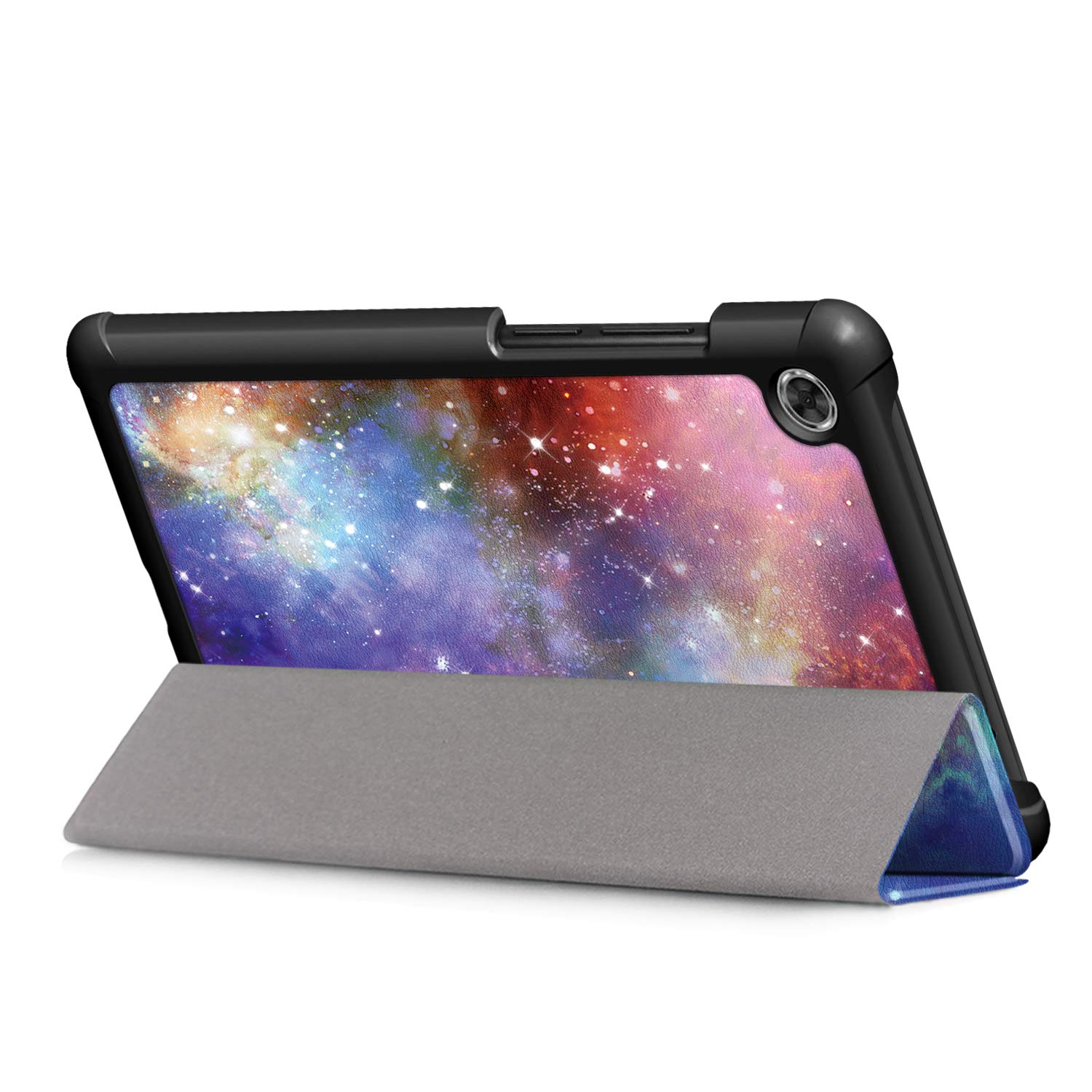 Custodia Per Lenovo Tab M7 7 Pollici (TB-7305F/I/X) - Ultra Leggera In Silicone Con Cavalletto, Rainbow, Antiurto