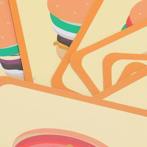 Miniatura 8 de Keenso Juego de cocina de comida rápida, divertido juguete compuesto de madera de simulación, juguete de Navidad para cumpleaños, niños