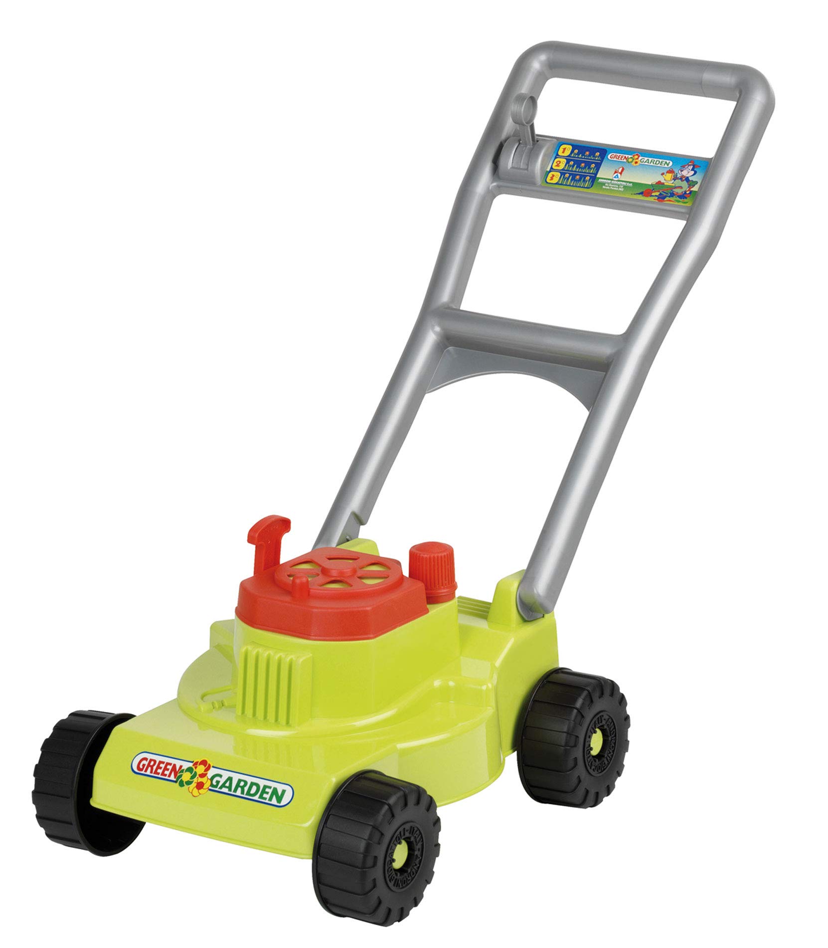 Rolly Toys Kinder Gartenwerkzeug Set: Schubkarre, Rasenmäher, Schaufel, Rechen - Gartenspielzeug für Kinder ab 12 Monaten - Made in EU