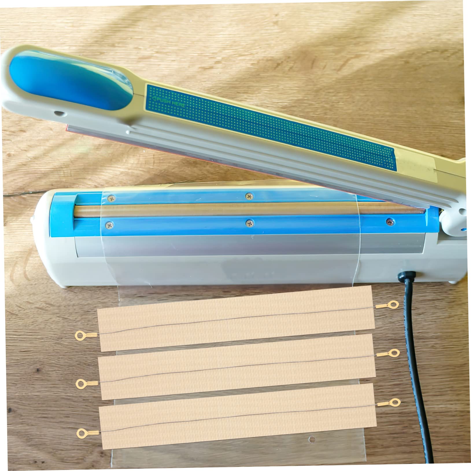 OUNONA 6Pcs Impulse Sealer Heating Elements Heat Seal Strips for Hand Sealing Machines Compatible with Bags Packaging Fast Heating