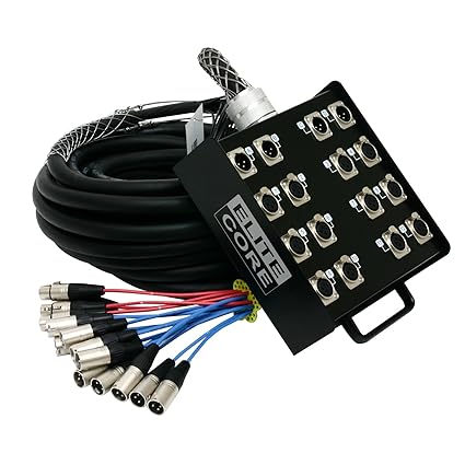 Elite Core | PS12425 | 12 x 4 Channel 25' ft Stage Snake