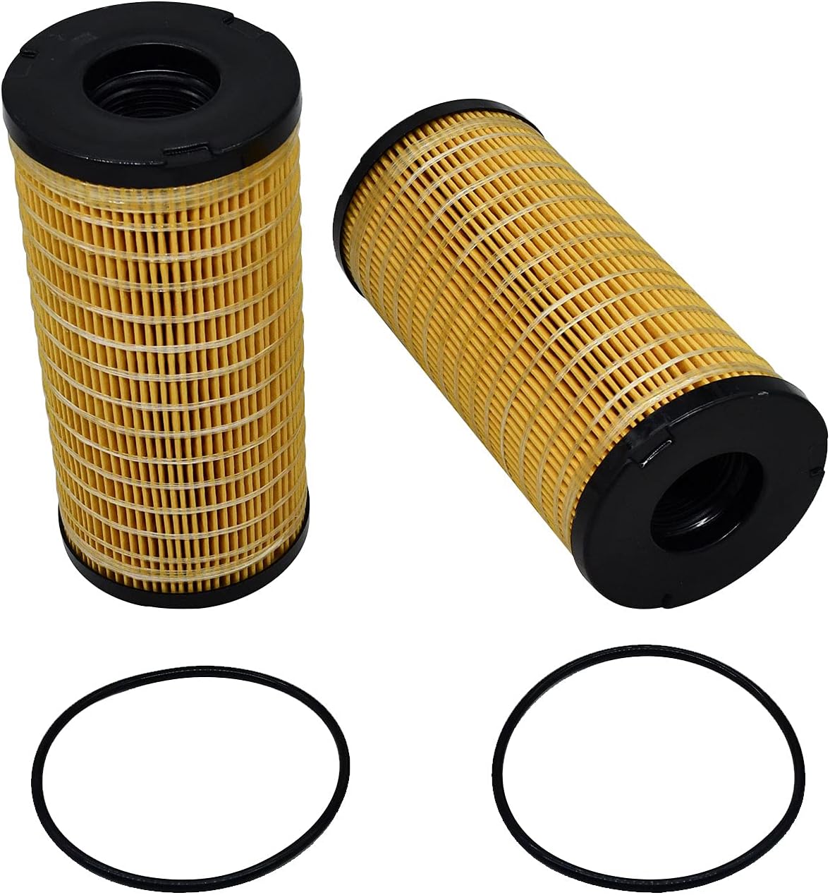 2PCS Fuel Filter Element 4816636 26560201 Compatible with Perkins Diesel Engine 1104A-44 1104A-44T 1104A-44TA 1104C-44 1104C-44T 1104C-44TA 1104C-E44 1104C-E44T 1104C-E44TA 1104D-44 1104D-44T