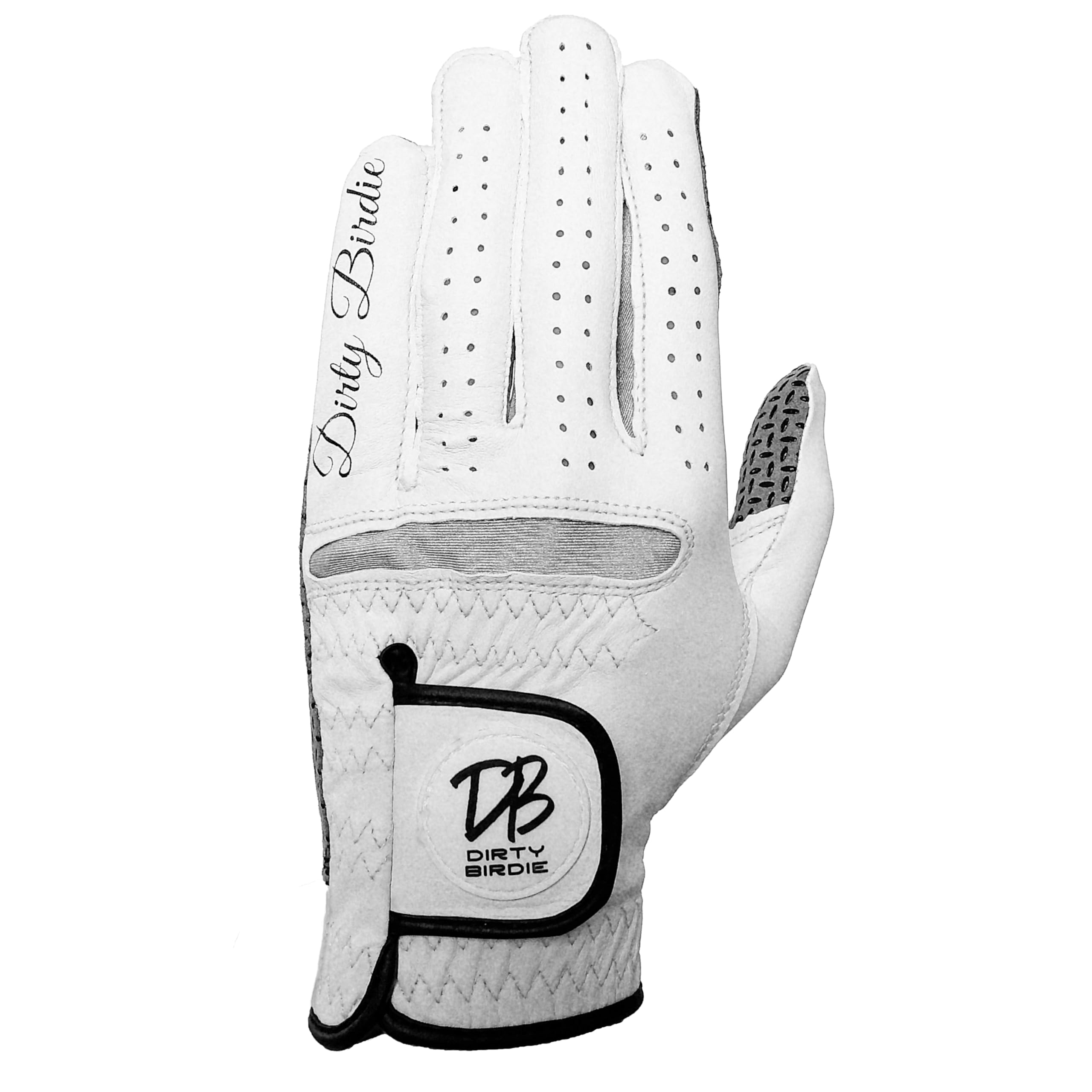 Dirty Birdie Golf | Premium Cabretta Leather Golf Glove For Men | Enhanced Grip for All Weather | AAA+ Cabretta Leather | Winter Golf Glove (XL, Wear On Left Hand)