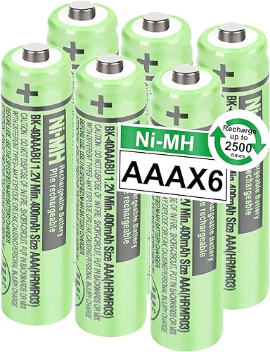 Miniatura 10 de OSIM BK-40AAABU Ni-MH AAA Baterías recargables 400 mAh AAA Ni-MH Baterías recargables 1.2 V para teléfonos inalámbricos Panasonic, controles