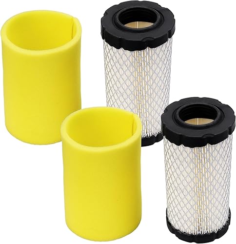 Miniatura 7 de 793569 793685 Filtro de aire para B&S 4241 5415 John Deere GY21055 MIU11511 LA125 LA115 E110 D120 115 110 100 para Bad Boy 063-4026-00 con Paquete