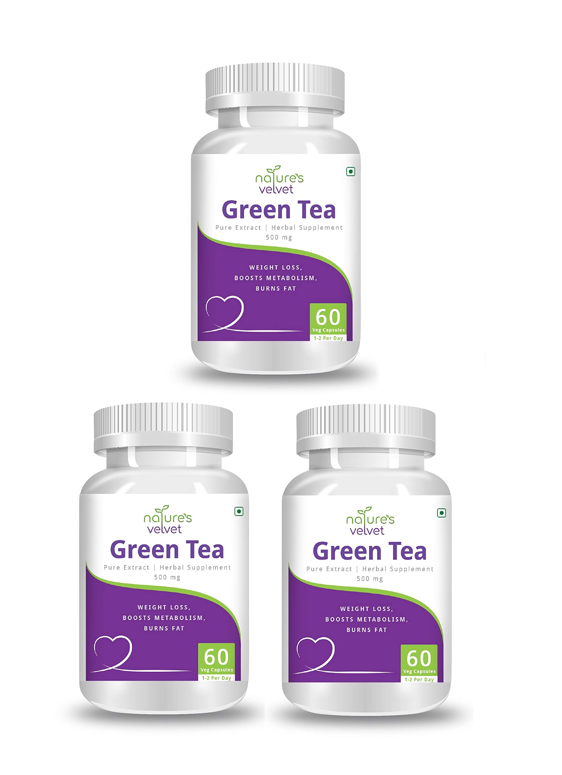 natures velvet Lifecare Green Tea Pure Extract 500 mg, 60 Veggie Capsules - Pack of 3 (B07VGF3NG5) Amazon Price History, Amazon Price Tracker
