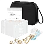 Pill Pouch Bags for Travel with Medicine Bag, Pack of 120 BPA Free 3 x 2.75 inch Reusable Pill Bag for Medicine with Write on Label Clear Ziplock Seal Daily AM PM Pill Baggies for Medicine Organizer