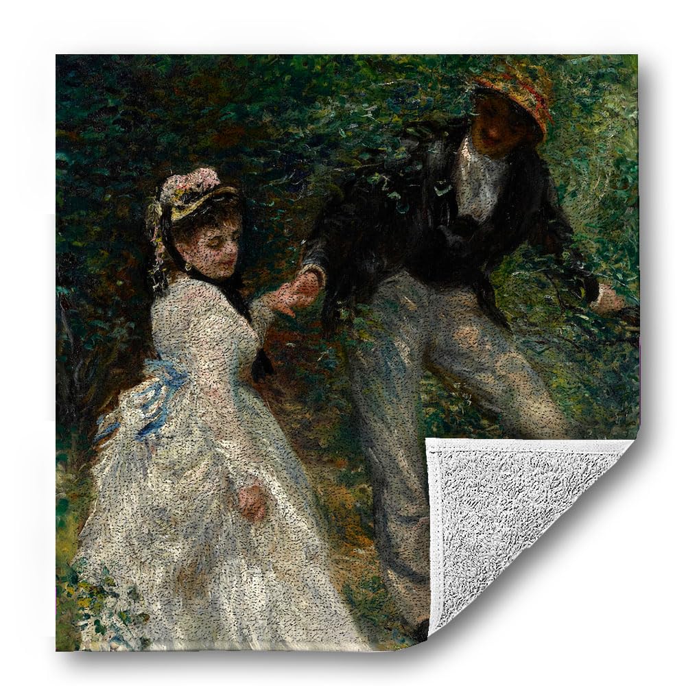 逸品　シルクタペストリー　刺繍　アレクサンドル・ルイ・ルロワール原画アンティーク 23kアート ブージヴァルのダンス』 西陣極細織 高級絵画インテリア