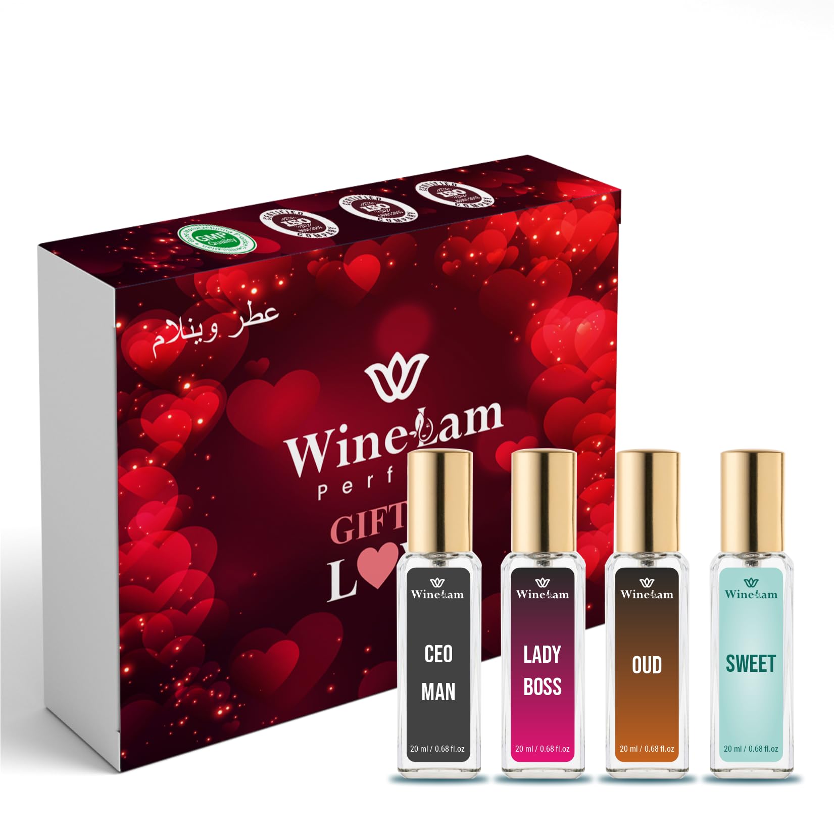 Perfume Gift Set, CEO Man, Lady Boss, Oud, Sweet, 4 Exclusive Fragrances, 20 ml Each-image-42