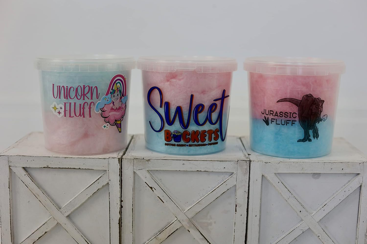 Sweet Buckets Cotton Candy (Banana) Grocery & Gourmet Food