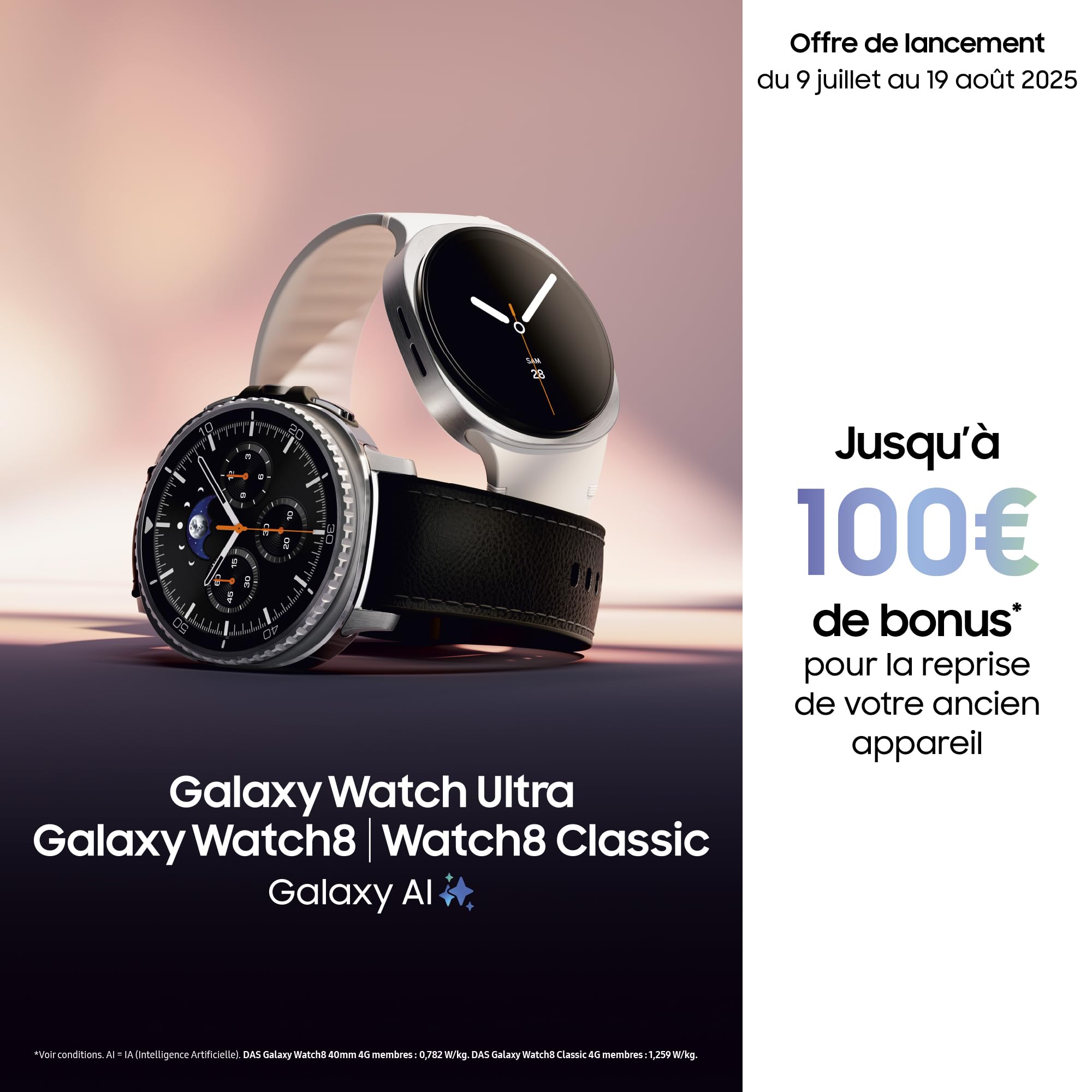 Image secondaire de Samsung Galaxy Watch8 - Montre Connectée 4G avec Coach Personnel et Chargeur Rapide