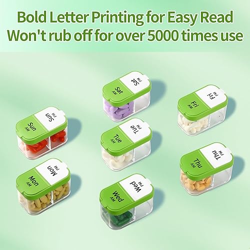 Miniatura 7 de Daviky Pastillero extragrande 2 veces al día, color verde