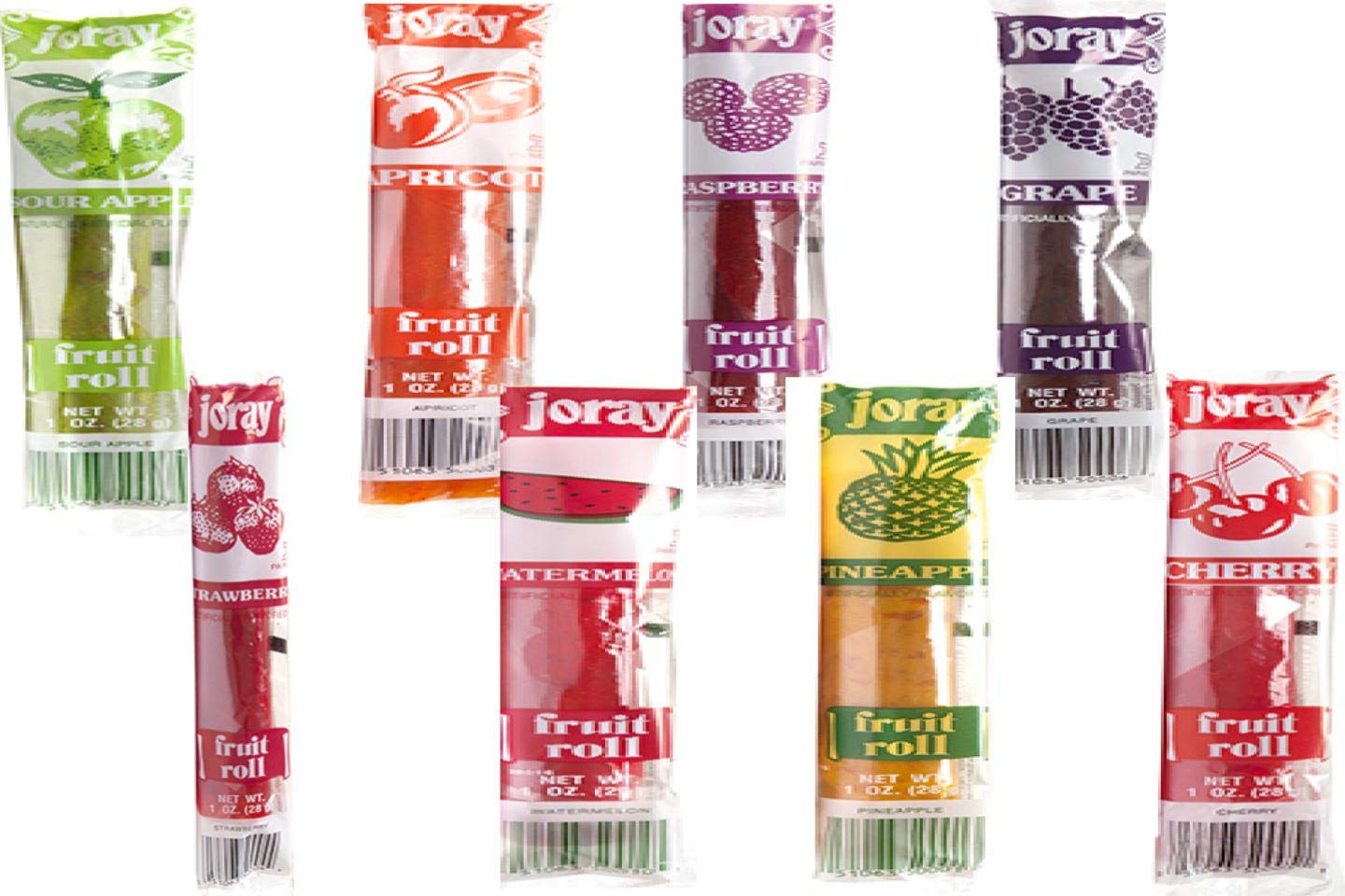 Joray fruit Roll Variety Pack (8 flavors) 24-count, .75 ounce package