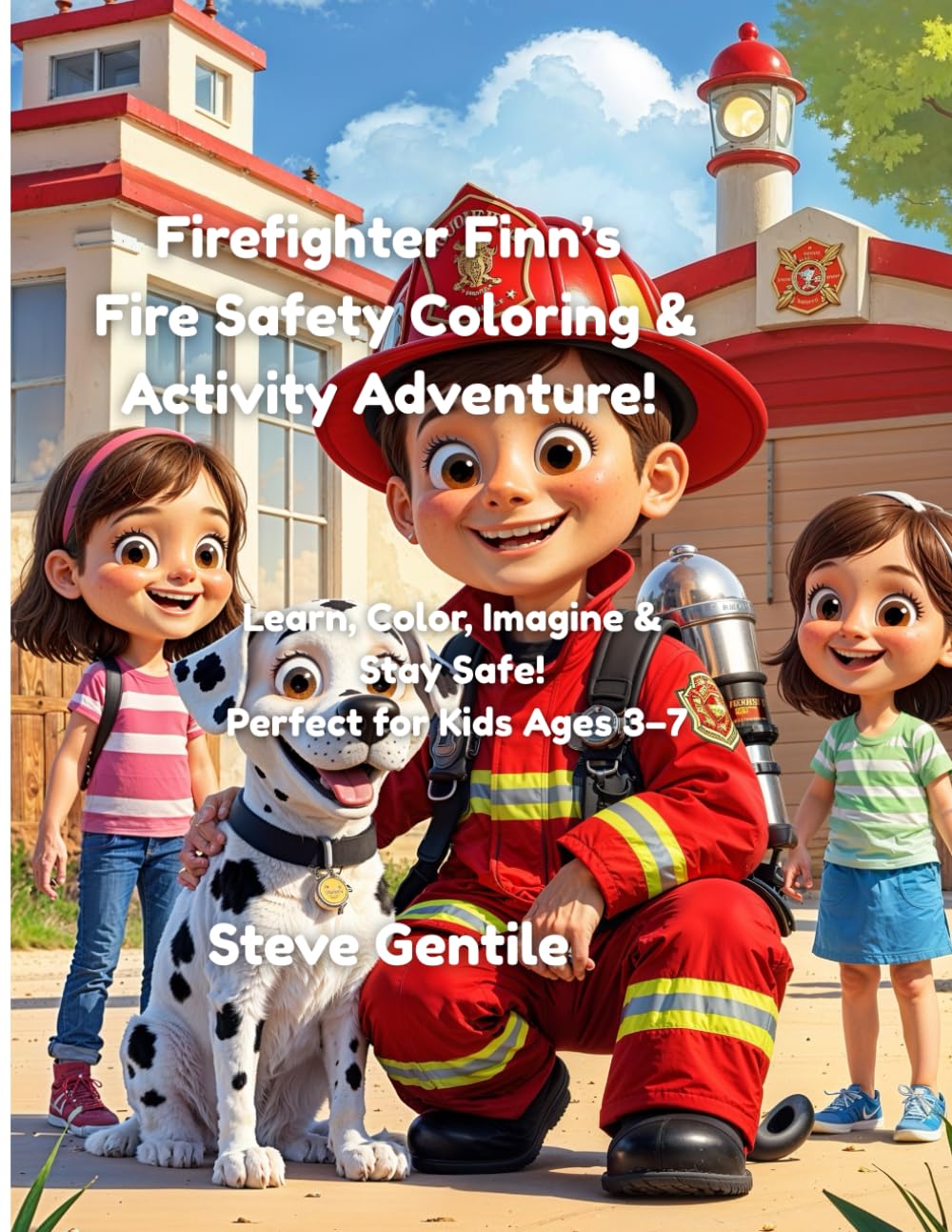 Firefighter Finn’s Fire Safety Coloring & Activity Adventure Book: Learn, Color, Imagine & Stay Safe — Fun Firefighter Lessons for Kids Ages 3–7 (Firefighter Finn: Fun & Adventures Stories)