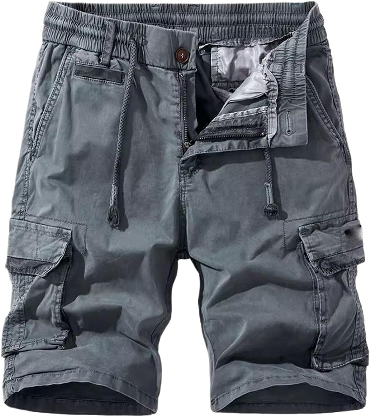 Summer Men Cargo Tactical Short Pants Multi Pocket Shorts Men Japanese Streetwear Casual Jogger Outdoor Pants