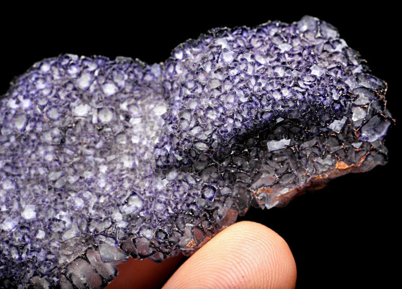 Amazon.co.jp: 24g ナチュラル パープル キューブ フローライト 標本