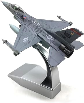 1/100 US Air Force F-16C Falcon Fighter Jet Plane Model Attack Plane Military Airplane Models for Adults