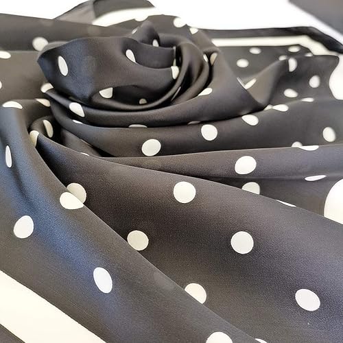 Miniatura 29 de FONYVE - Pañuelo de satén sedoso de tamaño mediano para mujer, cuadrado, 27.5 x 27.5 pulgadas