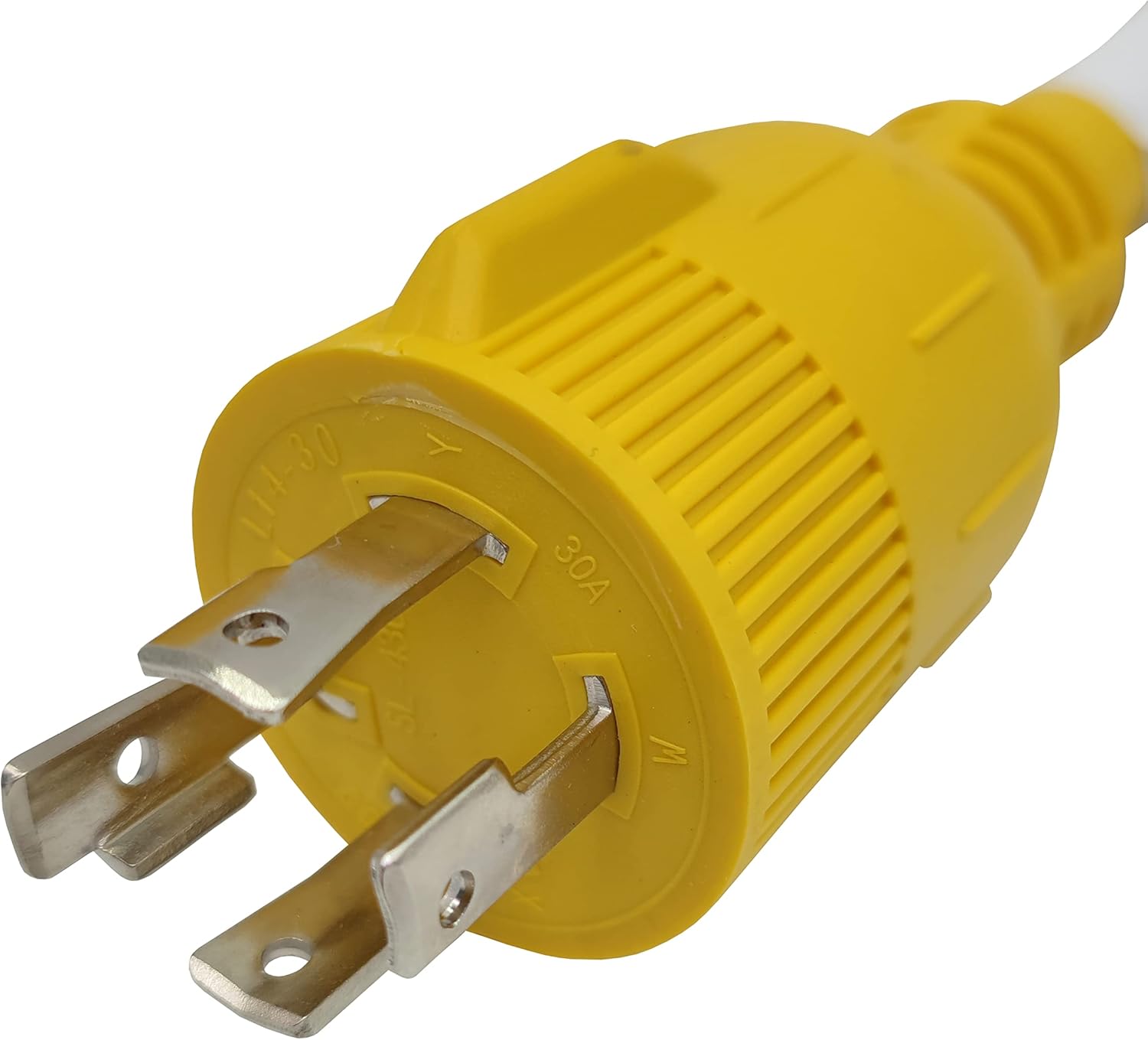 Parkworld 62176 Shore Power Adapter Generator 30A L14-30P Male to Transfer Switch 50A SS2-50R/CS6364 Female with Locking Ring (1.5FT) - Image 2