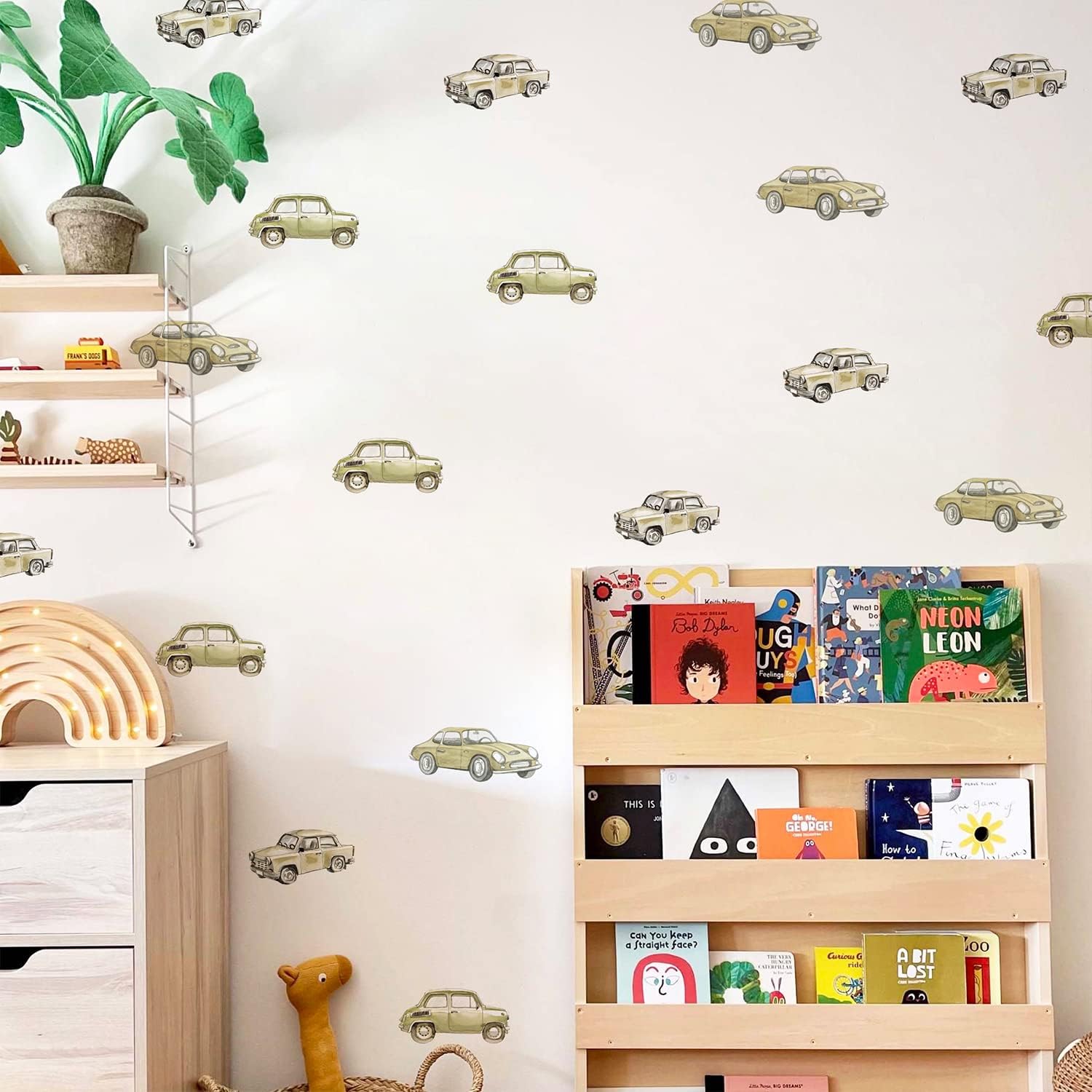 astrkiz Boy Wall Decals Peel and Stick, Watercolor Mellow