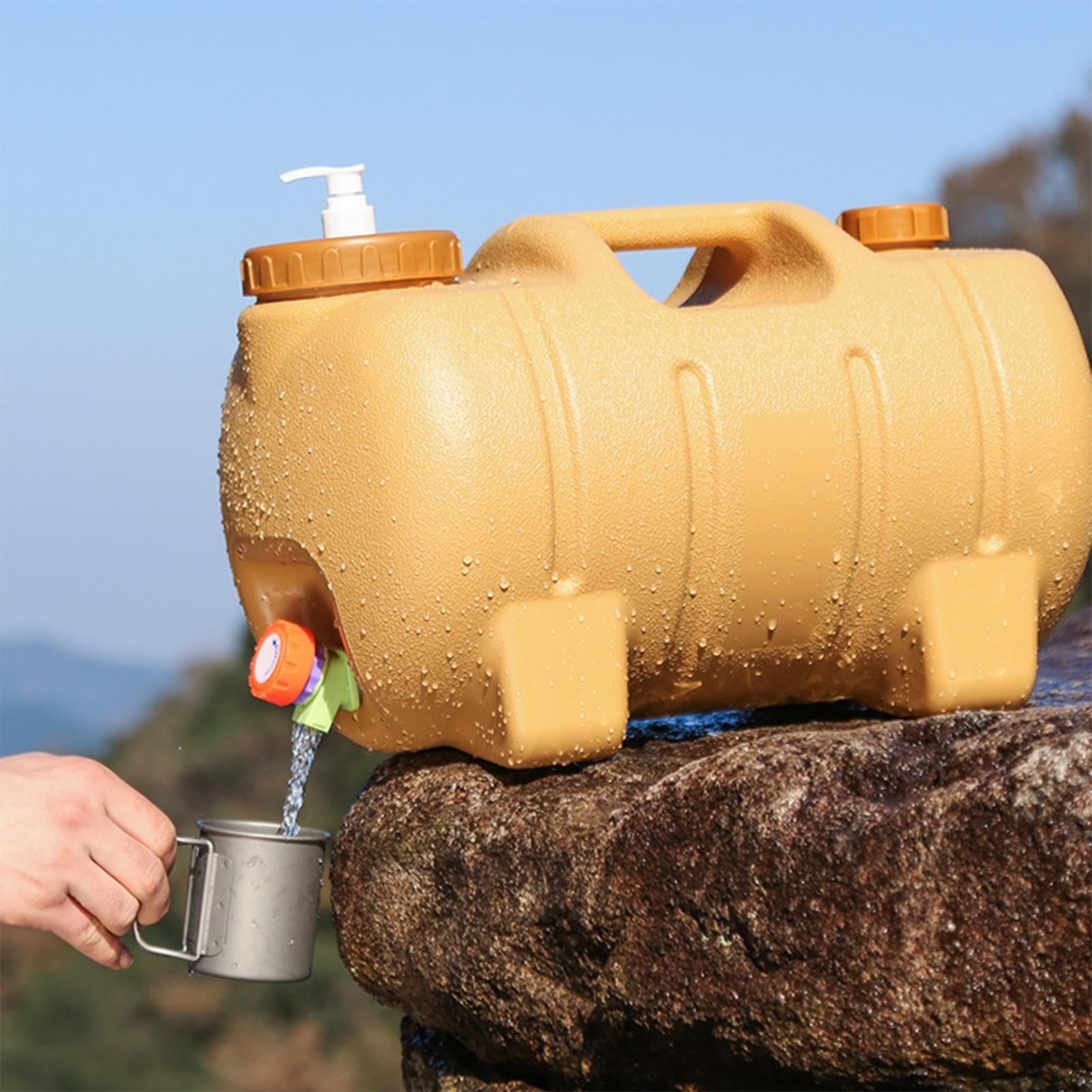 Générique Jerricane d'eau de Camping Conteneur Rechargeable Forme Cochon