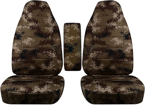 Miniatura 10 de TOTALLY COVERS Compatible con Ford RangerExplorerExplorer Sport y Mazda NavajoB-Series Camo TruckSUV con funda de reposabrazos central camuflaje de