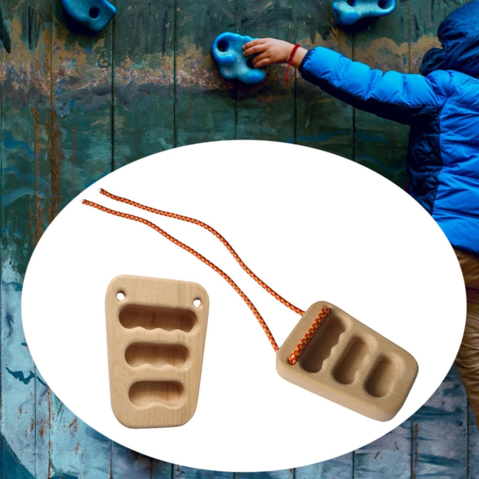 kowaku Set of 2 Climbing Hangboard for Strength Training and Core Development