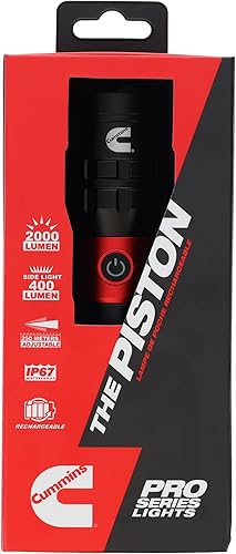Miniatura 6 de Cummins CMN35360 Pro Series Pistón Extensible Linterna Recargable 2000 Lumen LED Múltiples Modos de Luz Más Banco de Energía