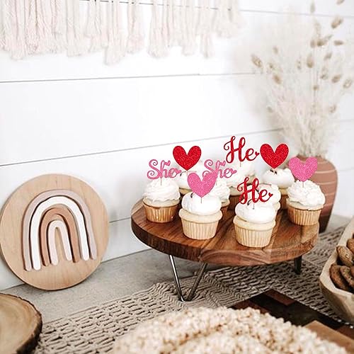 Miniatura 146 de Rsstarxi 36 Pack Happy Valentine's Day Cupcake Toppers Glitter Cupid Love Heart Lip Kiss Me Be Mine Cupcake Picks for Valentine's Day Theme Wedding