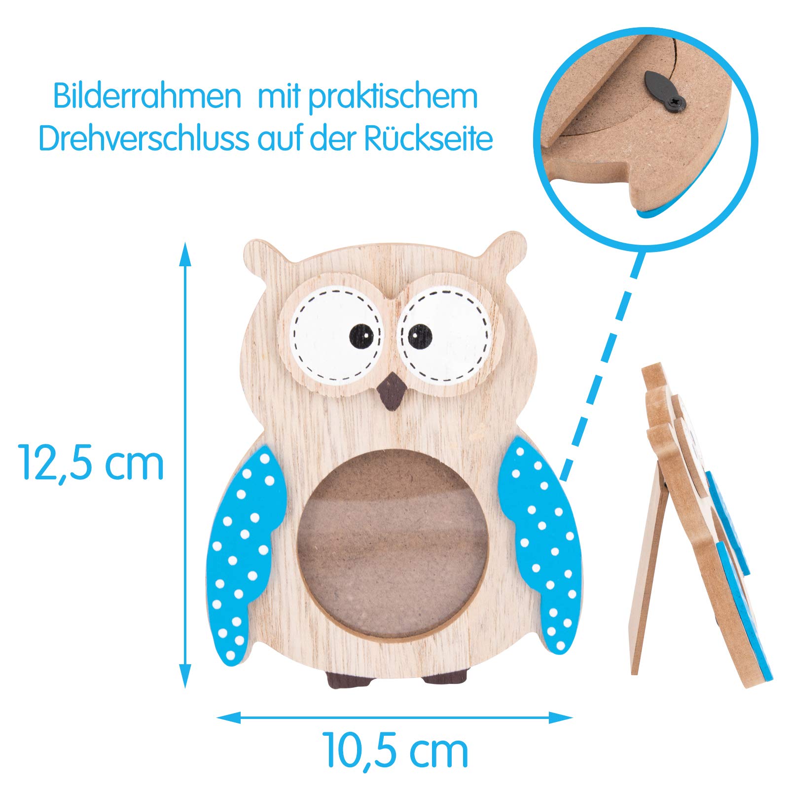 Süße Piraten-Eulen Magnete – 12 Stück Als Gastgeschenk Für Kindergeburtstag, Kommunion Oder Party