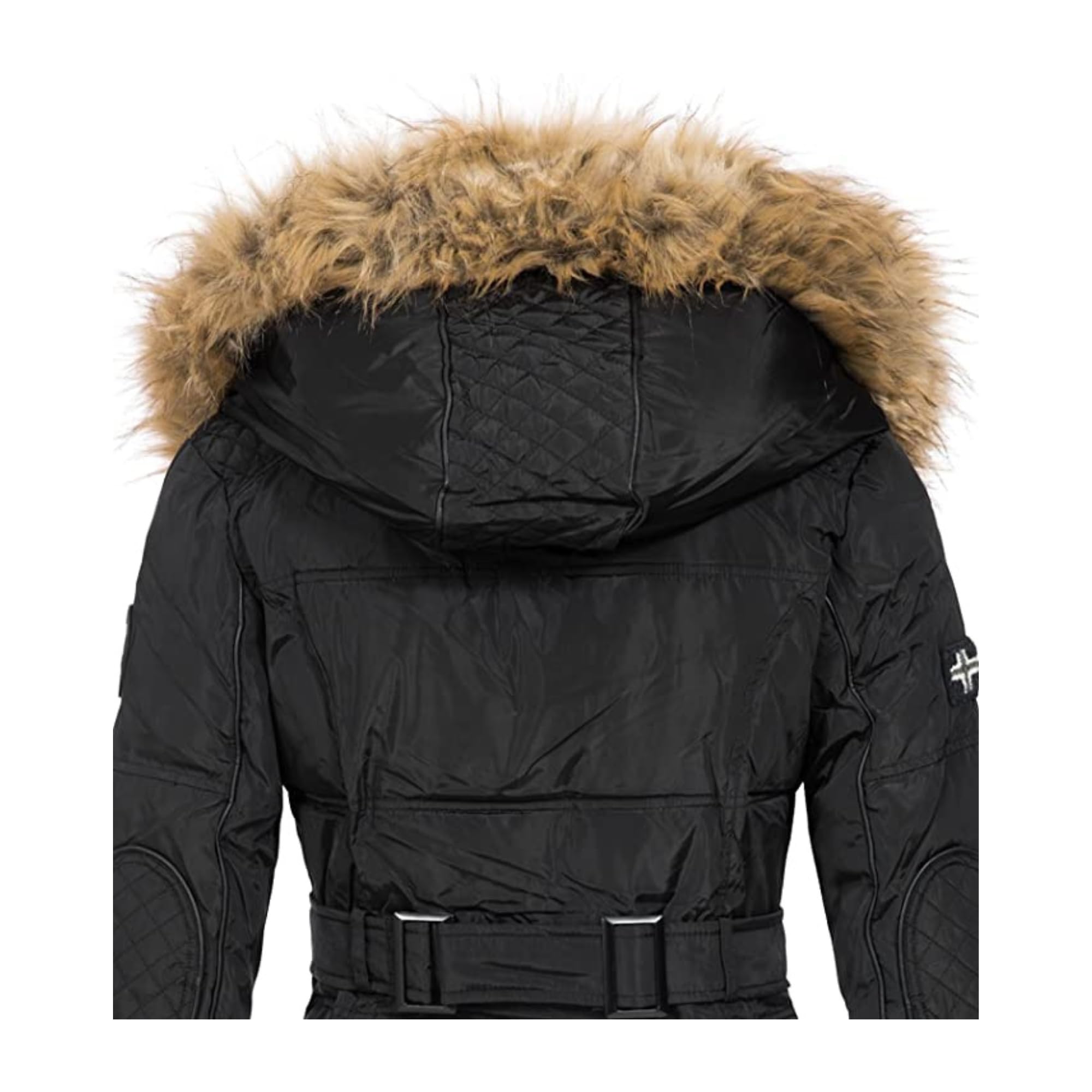 Geographical Norway BEAUTIFUL Donna/Women - Piumino/Cappotto Donna, Parka - Giacca in pile chic invernale giacca lunga donna