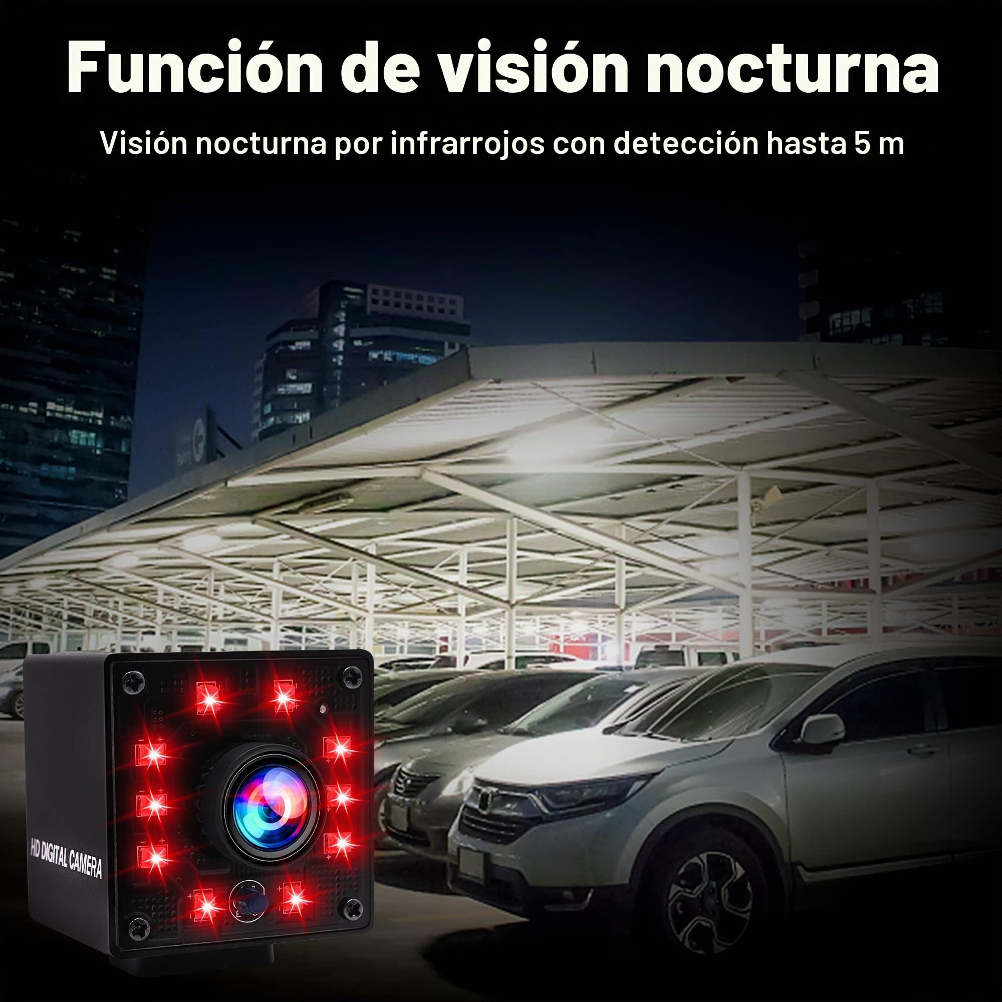 ELP Cámara USB 1080P gran angular 170 grados ojo de pez webcam Full HD visión nocturna infrarroja PC 100 fps / 60 fps Video Web Cam con IR Cut
