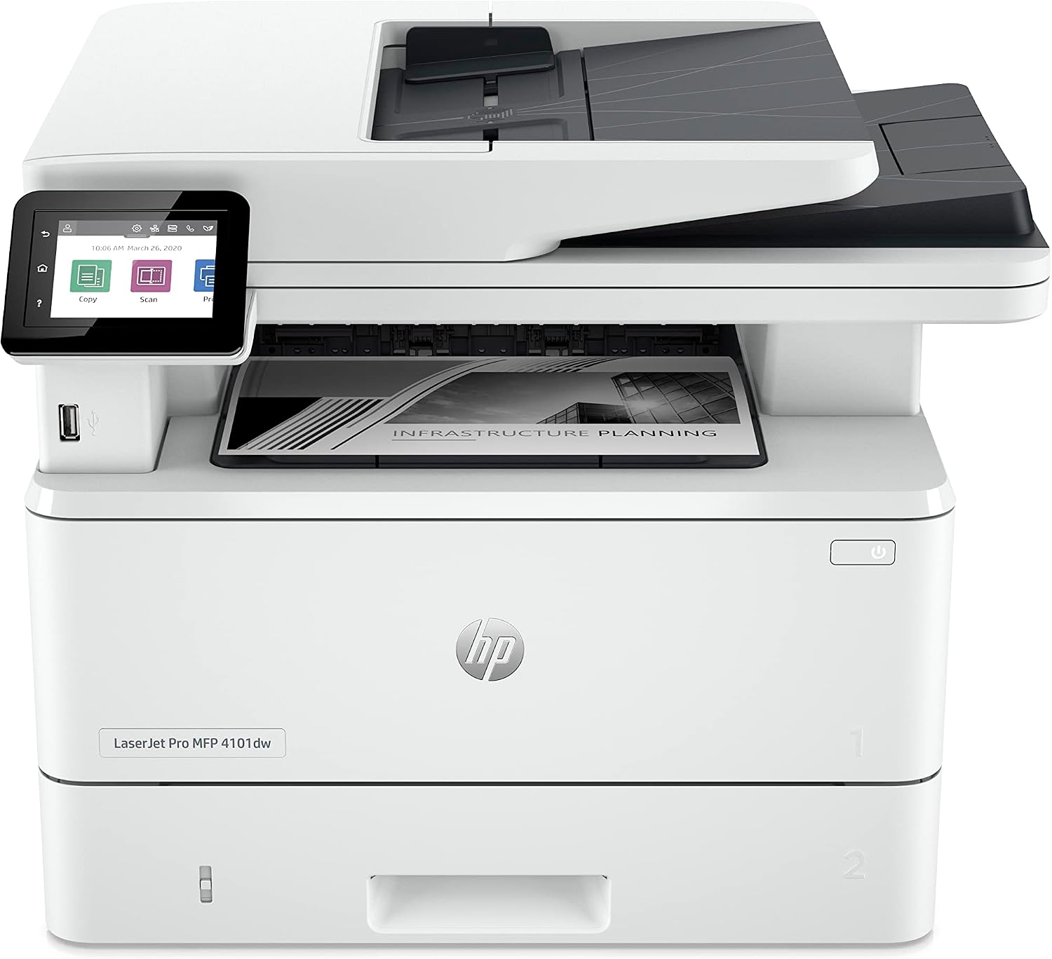 HP LaserJet Pro MFP 4101dw Printer White