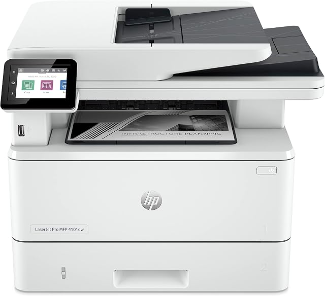 HP LaserJet Pro MFP 4101dw Printer White