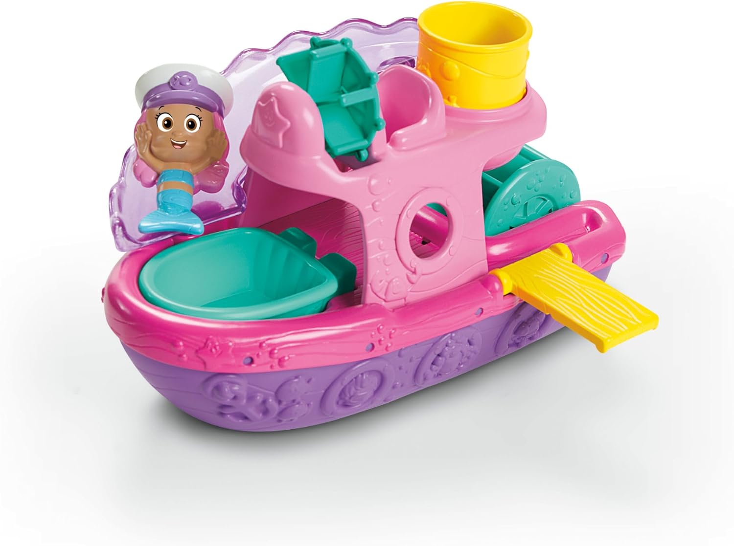 FisherPrice Nickelodeon Bubble Guppies Splash and Slide Bubble Boat