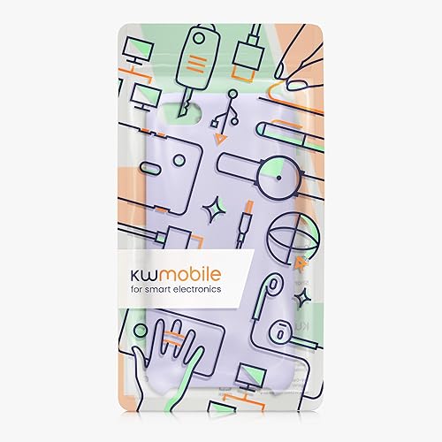 Miniatura 7 de kwmobile Funda de silicona TPU compatible con Apple iPod Touch 6G  7G (6 y 7 generación), funda protectora suave y flexible, color lavanda